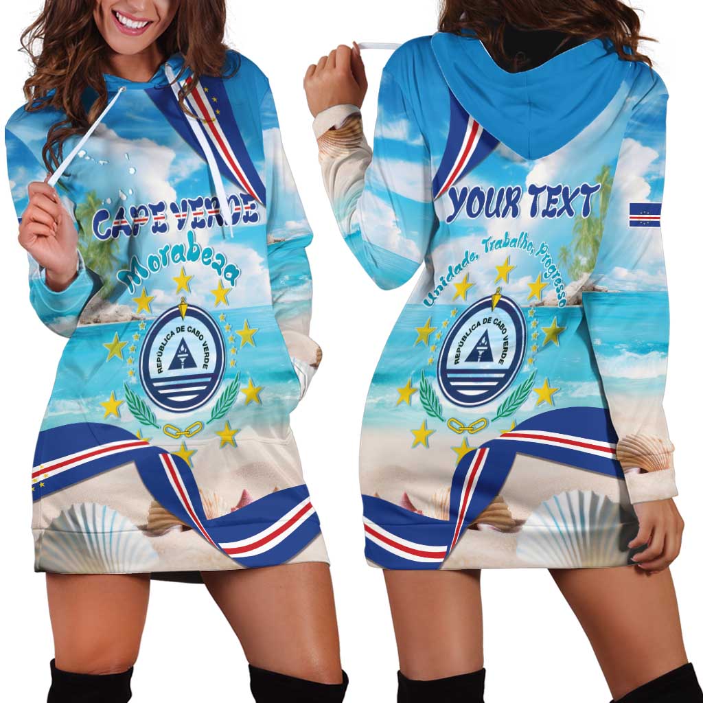 Cape Verde Morabeza Hoodie Dress Island Welcome - Wonder Print Shop