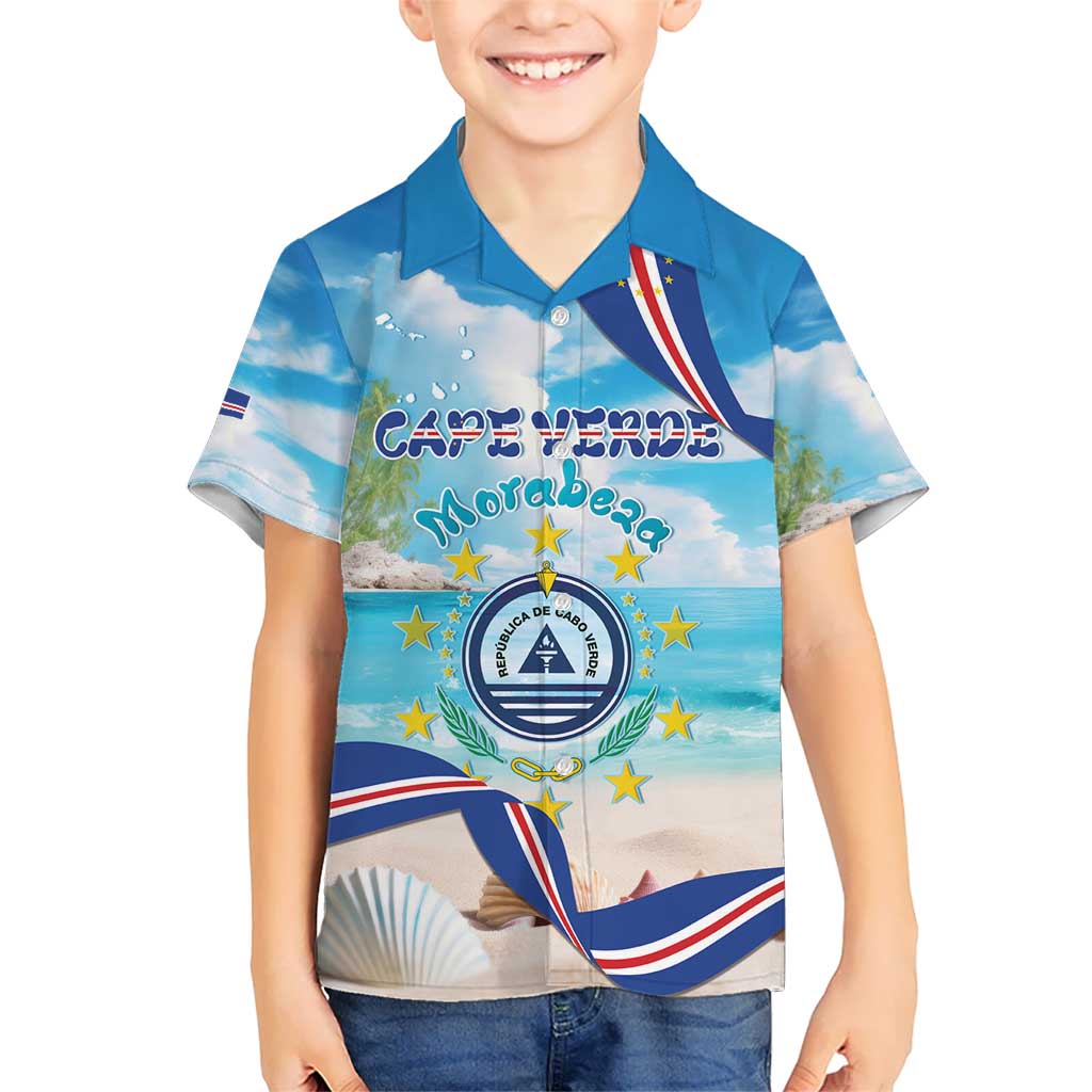 Cape Verde Morabeza Kid Hawaiian Shirt Island Welcome - Wonder Print Shop