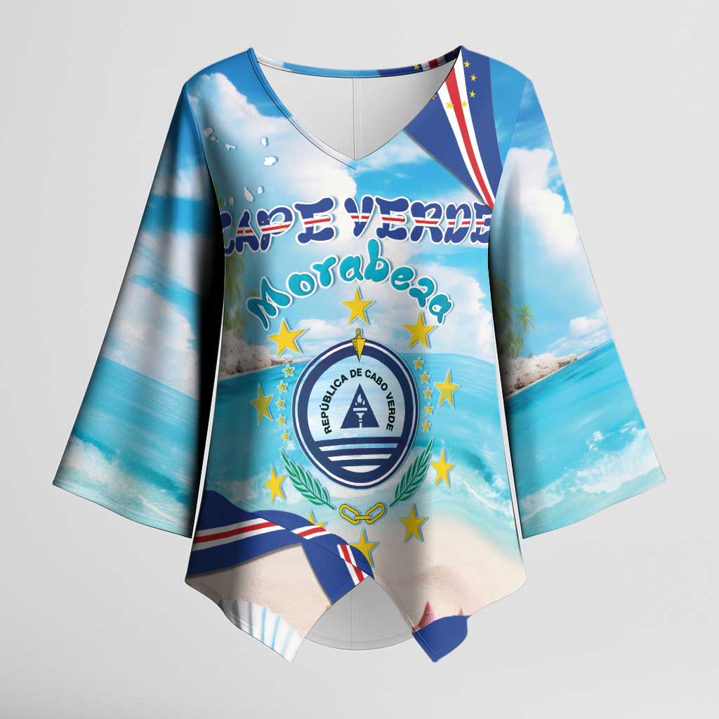Cape Verde Morabeza Kimono Sleeve Blouse Island Welcome - Wonder Print Shop