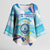 Cape Verde Morabeza Kimono Sleeve Blouse Island Welcome - Wonder Print Shop
