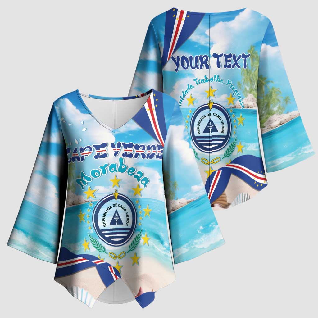 Cape Verde Morabeza Kimono Sleeve Blouse Island Welcome - Wonder Print Shop
