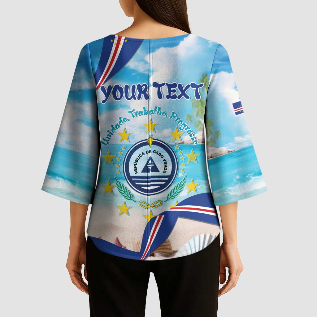 Cape Verde Morabeza Kimono Sleeve Blouse Island Welcome - Wonder Print Shop