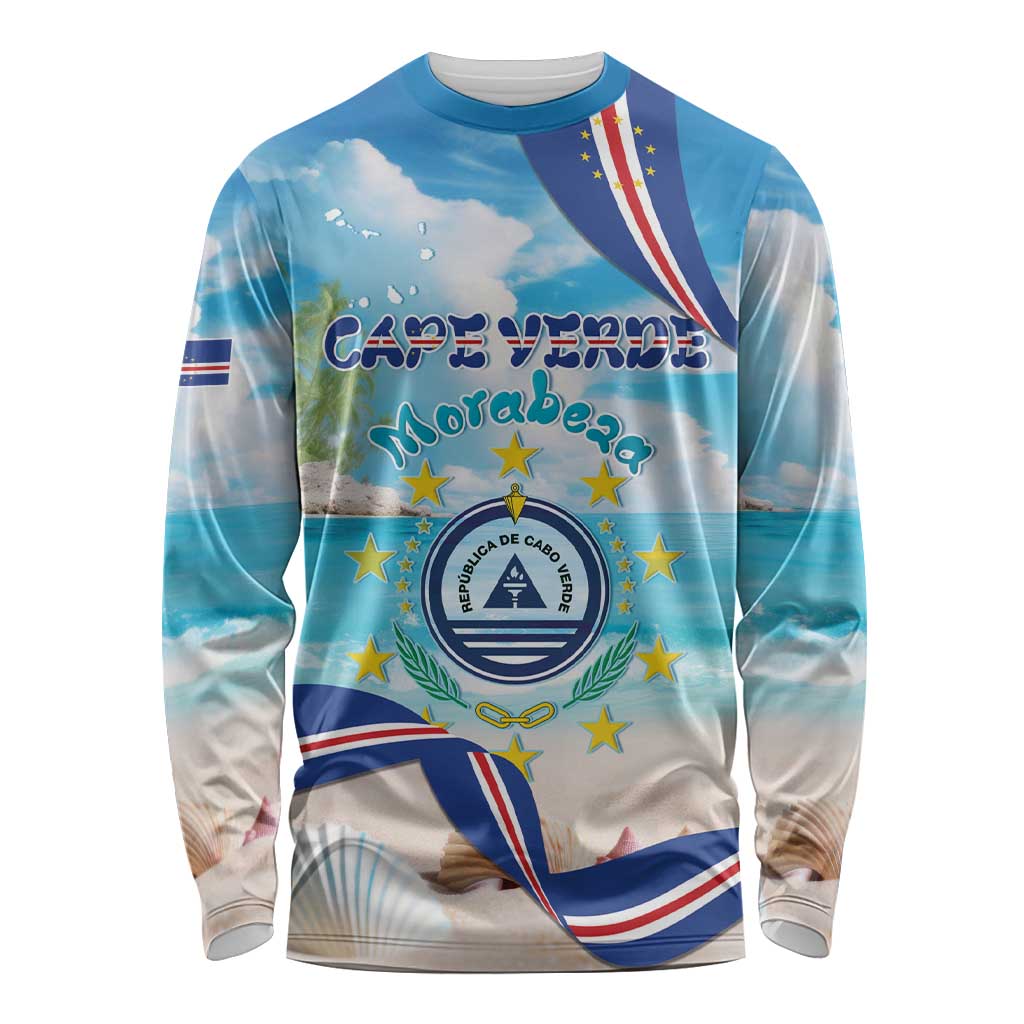 Cape Verde Morabeza Long Sleeve Shirt Island Welcome - Wonder Print Shop