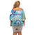 Cape Verde Morabeza Off Shoulder Short Dress Island Welcome - Wonder Print Shop