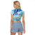 Cape Verde Morabeza Raglan Cropped T Shirt Island Welcome - Wonder Print Shop