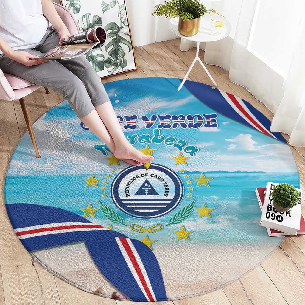 Cape Verde Morabeza Round Carpet Island Welcome - Wonder Print Shop