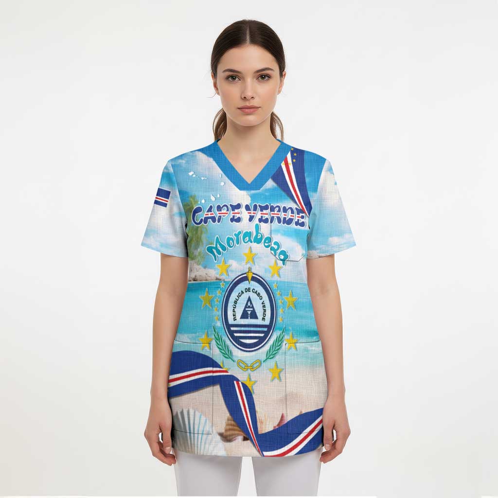 Cape Verde Morabeza Scrub Top Island Welcome - Wonder Print Shop