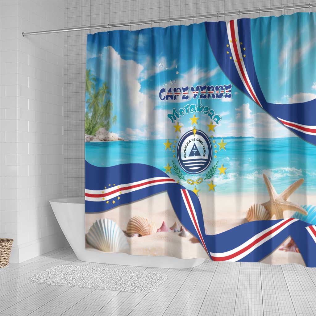 Cape Verde Morabeza Shower Curtain Island Welcome - Wonder Print Shop