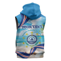 Cape Verde Morabeza Sleeveless Zip Hoodie Island Welcome - Wonder Print Shop