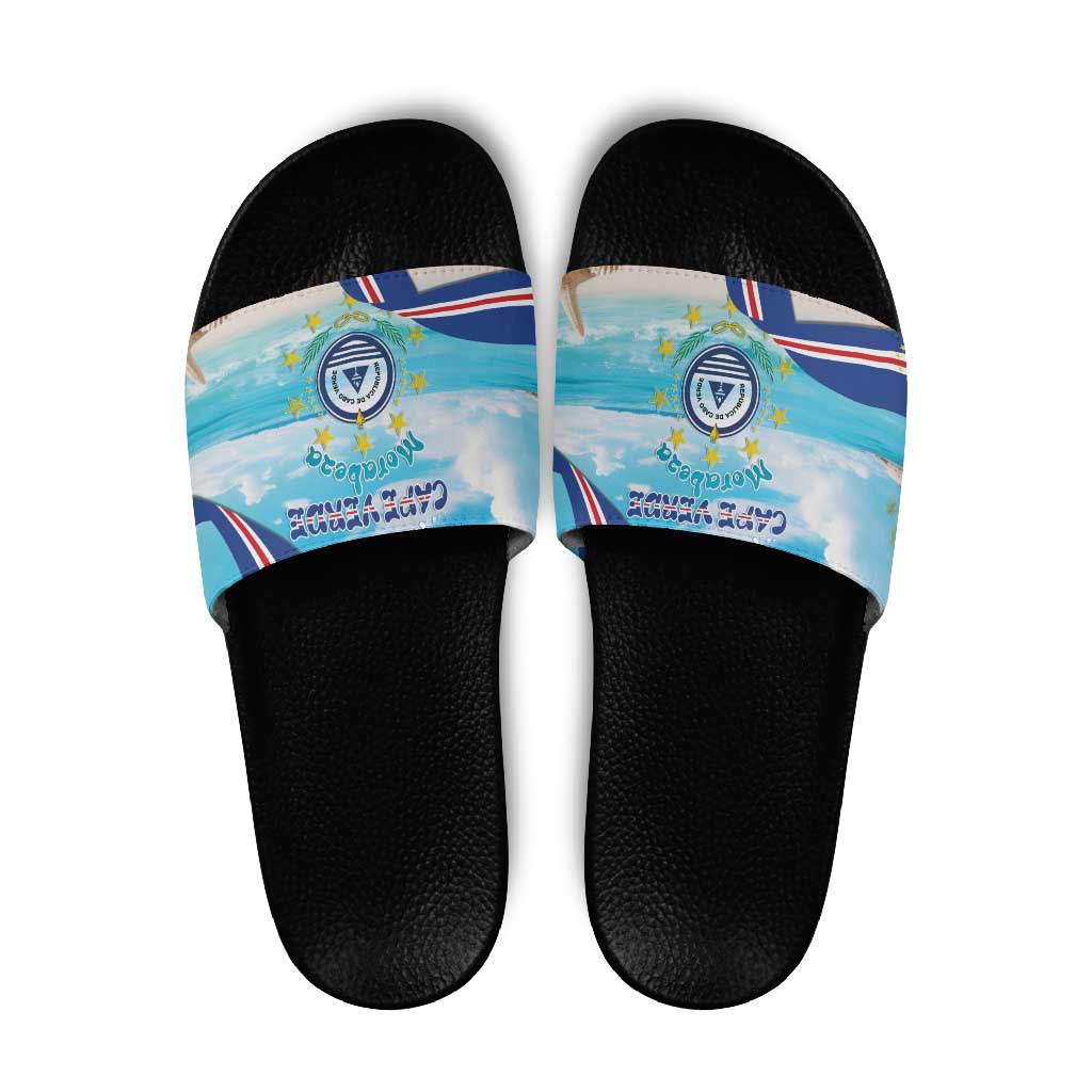 Cape Verde Morabeza Slide Sandals Island Welcome - Wonder Print Shop