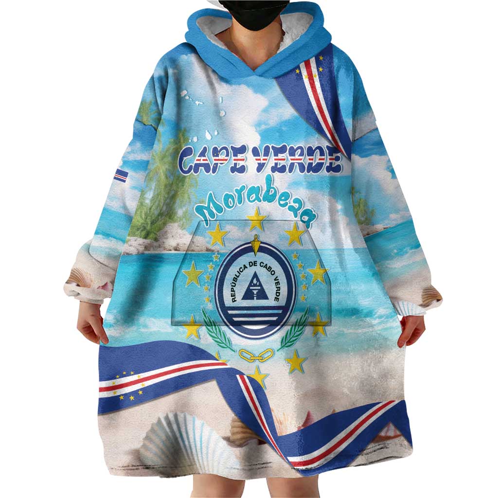 Cape Verde Morabeza Wearable Blanket Hoodie Island Welcome - Wonder Print Shop