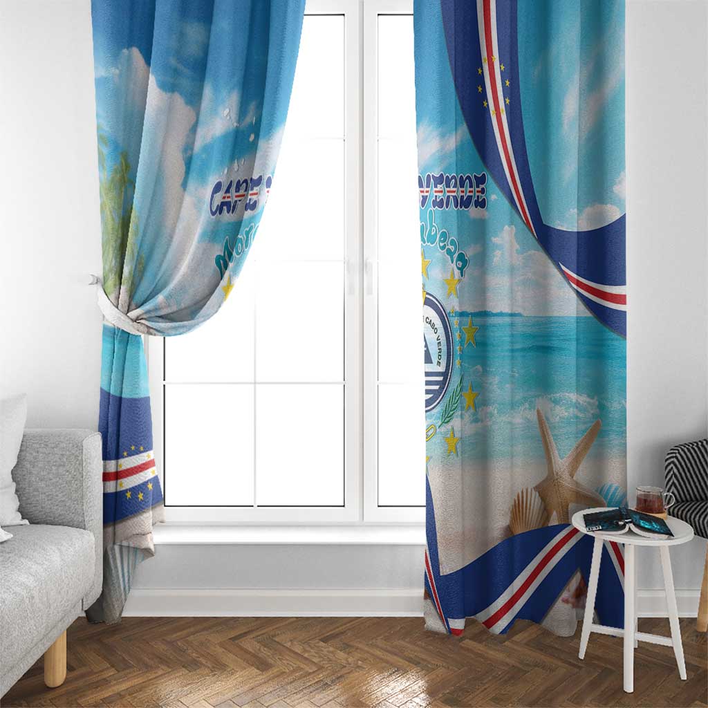 Cape Verde Morabeza Window Curtain Island Welcome - Wonder Print Shop