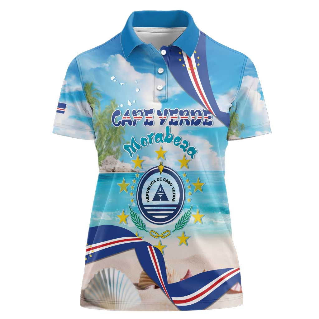 Cape Verde Morabeza Women Polo Shirt Island Welcome - Wonder Print Shop