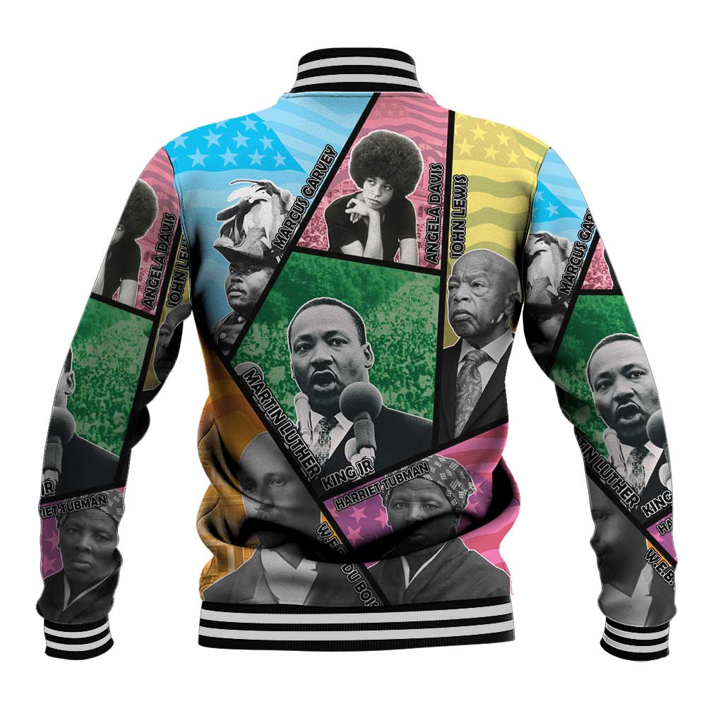 Civil Rights Leader Baseball Jacket Dream of Freedom - Wonder Print Shop