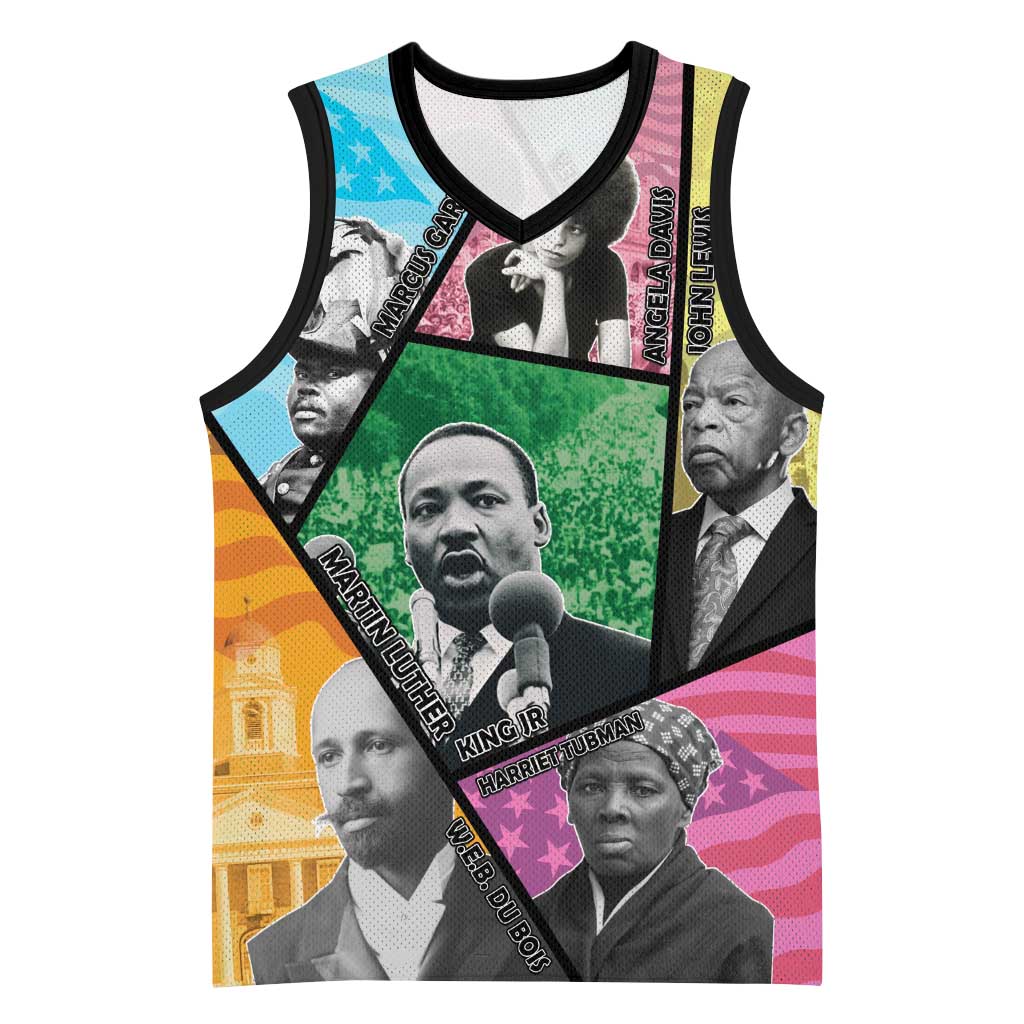 Civil Rights Leader Basketball Jersey Dream of Freedom - Wonder Print Shop