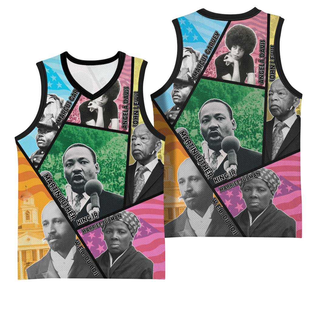 Civil Rights Leader Basketball Jersey Dream of Freedom - Wonder Print Shop
