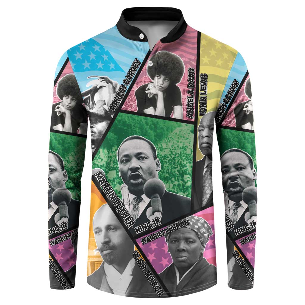 Civil Rights Leader Button Sweatshirt Dream of Freedom - Wonder Print Shop