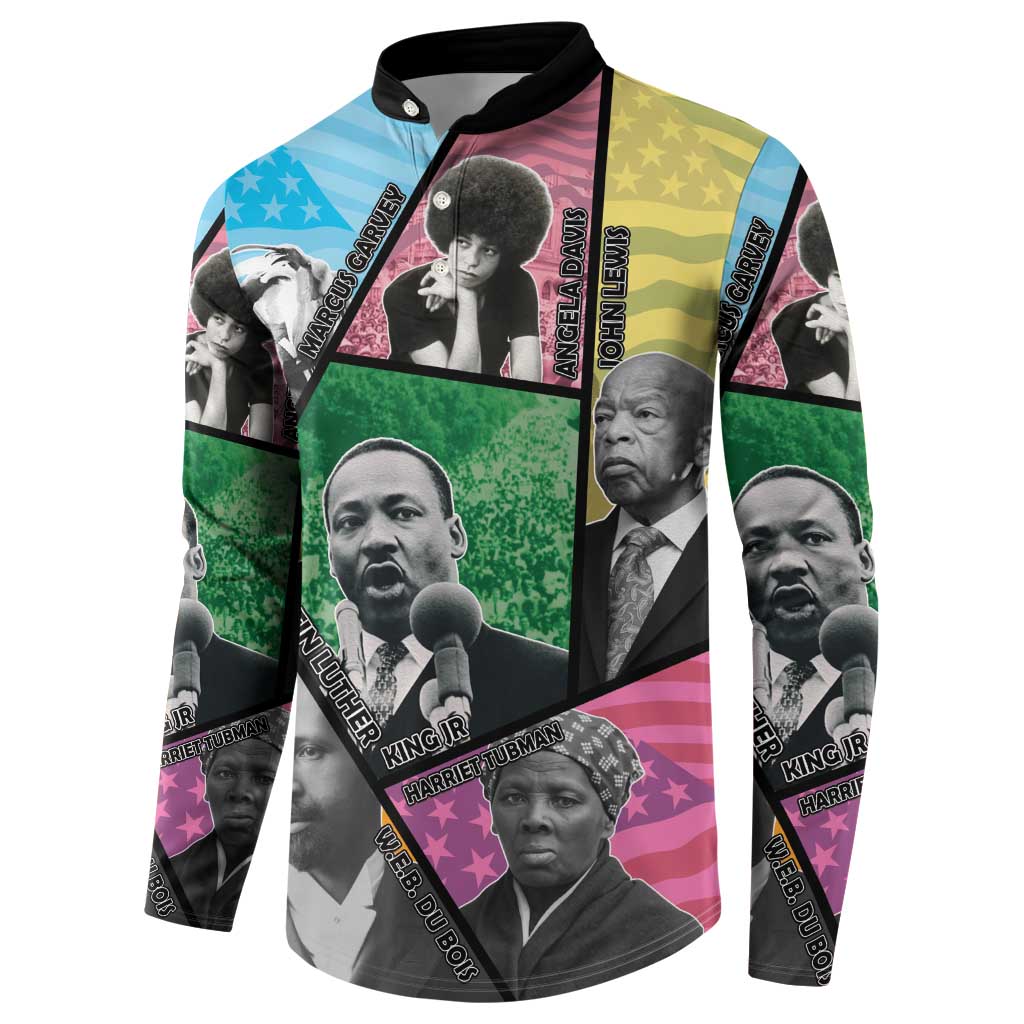 Civil Rights Leader Button Sweatshirt Dream of Freedom - Wonder Print Shop
