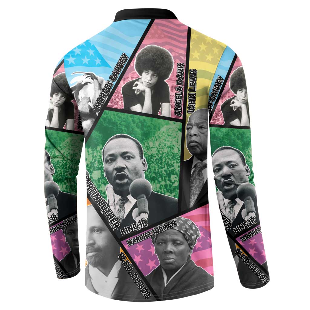 Civil Rights Leader Button Sweatshirt Dream of Freedom - Wonder Print Shop