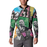 Civil Rights Leader Button Sweatshirt Dream of Freedom - Wonder Print Shop