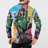 Civil Rights Leader Button Sweatshirt Dream of Freedom - Wonder Print Shop