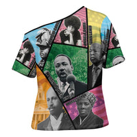 Civil Rights Leader Cross Shoulder Shirt Dream of Freedom - Wonder Print Shop