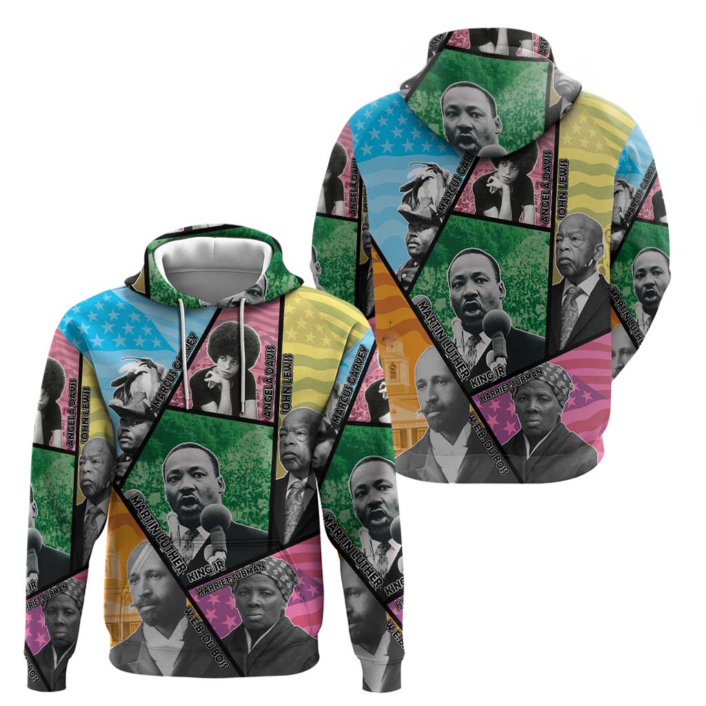 Civil Rights Leader Hoodie Dream of Freedom - Wonder Print Shop