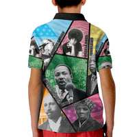 Civil Rights Leader Kid Polo Shirt Dream of Freedom - Wonder Print Shop