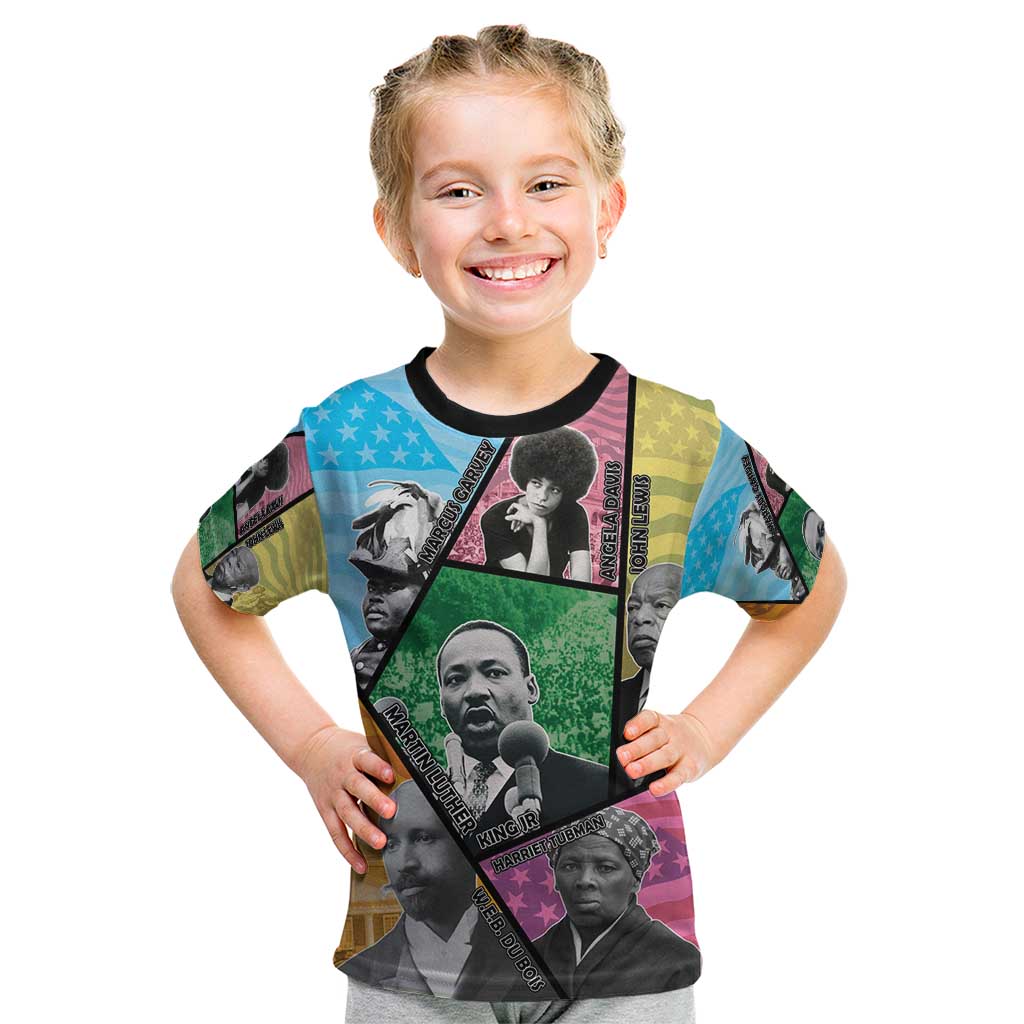 Civil Rights Leader Kid T Shirt Dream of Freedom - Wonder Print Shop