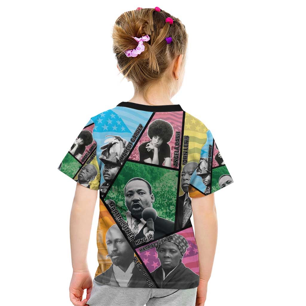 Civil Rights Leader Kid T Shirt Dream of Freedom - Wonder Print Shop