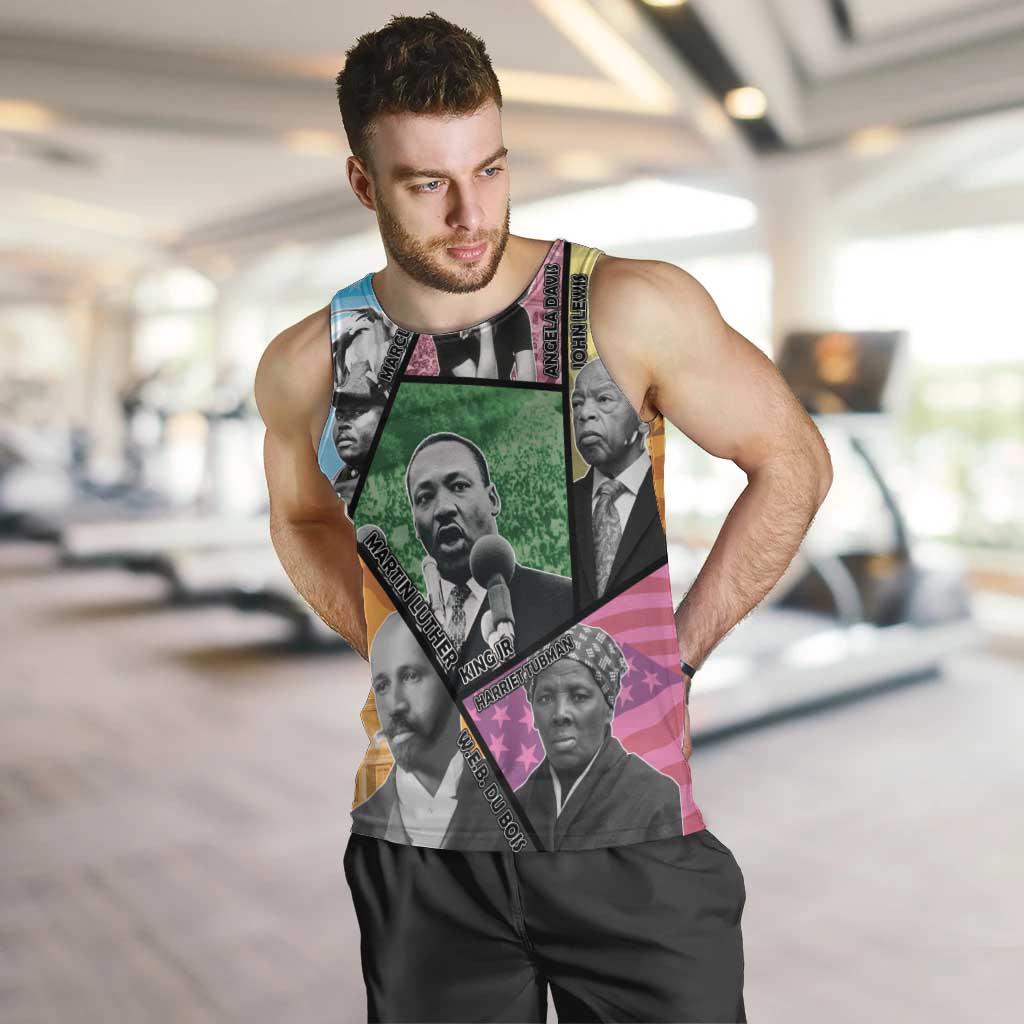 Civil Rights Leader Men Tank Top Dream of Freedom - Wonder Print Shop