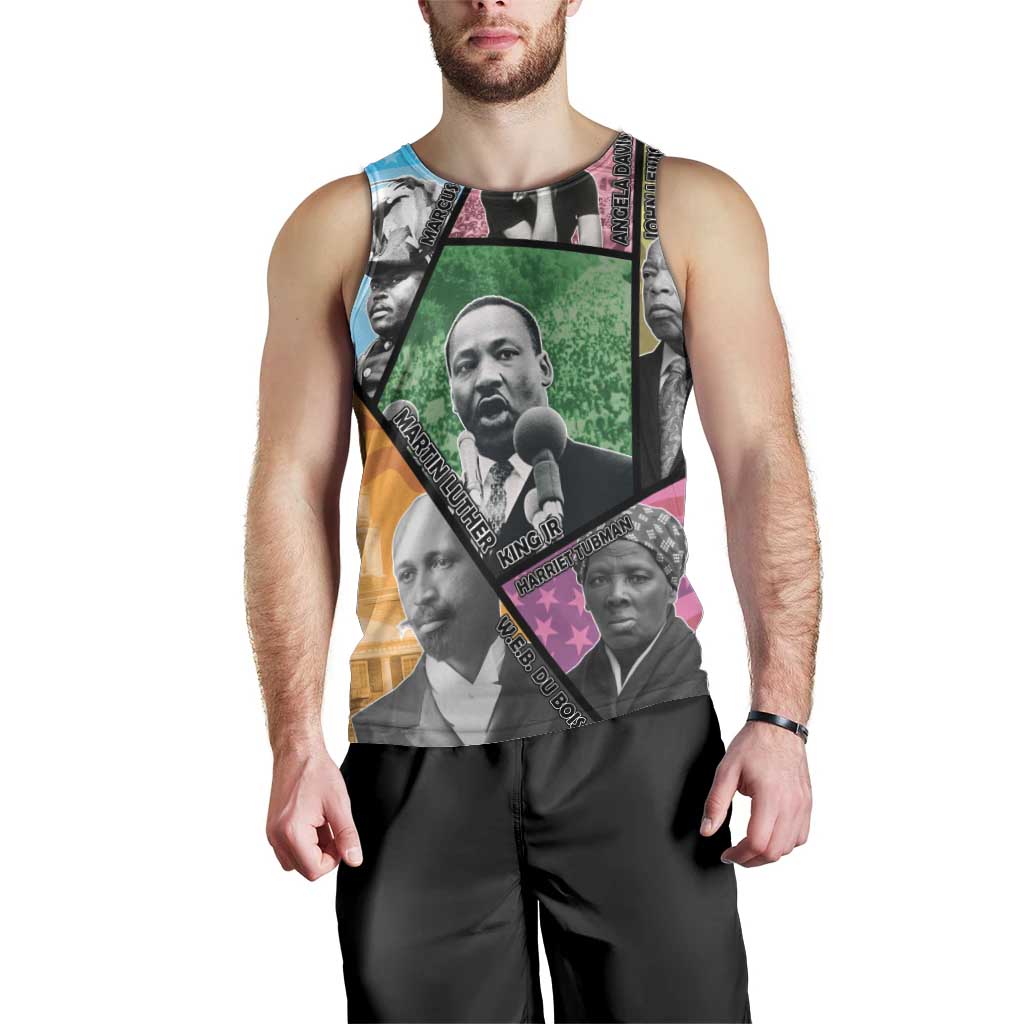 Civil Rights Leader Men Tank Top Dream of Freedom - Wonder Print Shop