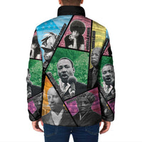 Civil Rights Leader Padded Jacket Dream of Freedom - Wonder Print Shop