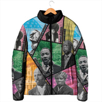 Civil Rights Leader Padded Jacket Dream of Freedom - Wonder Print Shop