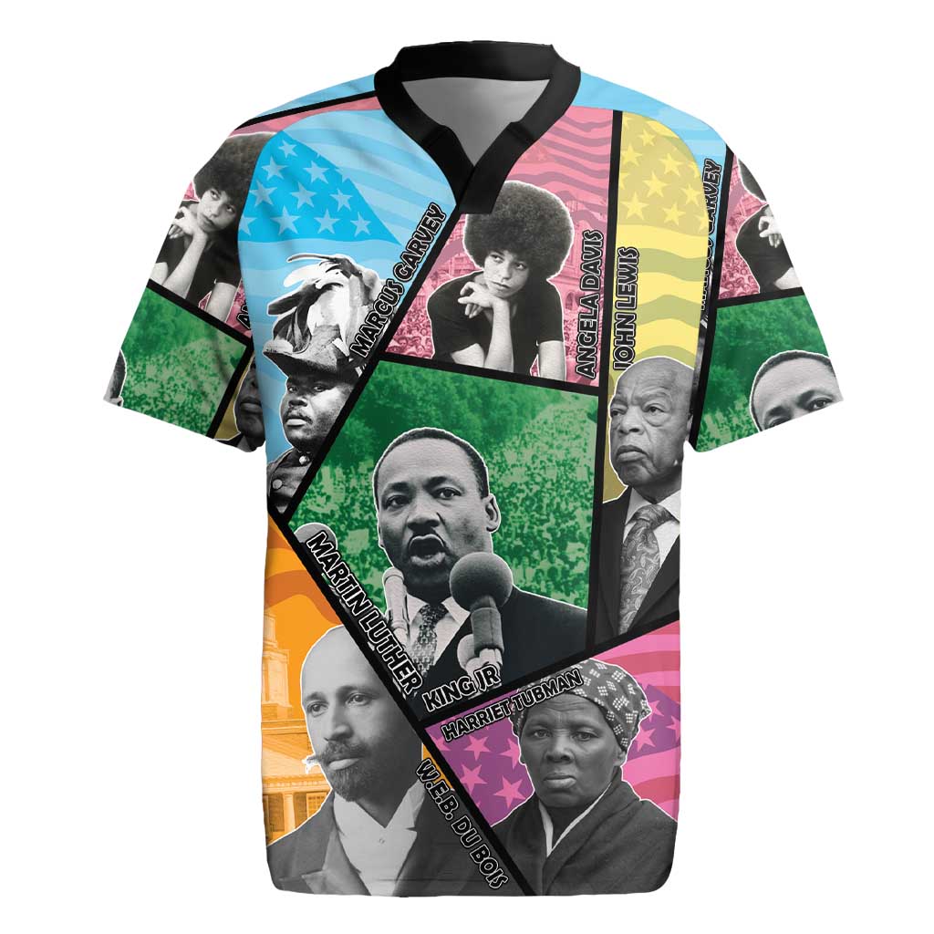 Civil Rights Leader Rugby Jersey Dream of Freedom - Wonder Print Shop