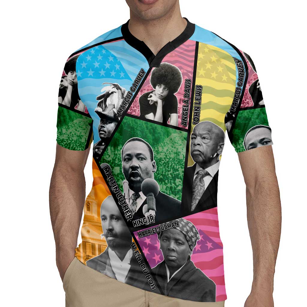 Civil Rights Leader Rugby Jersey Dream of Freedom - Wonder Print Shop