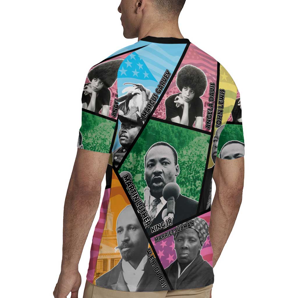 Civil Rights Leader Rugby Jersey Dream of Freedom - Wonder Print Shop