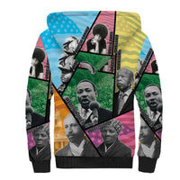 Civil Rights Leader Sherpa Hoodie Dream of Freedom - Wonder Print Shop