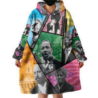 Civil Rights Leader Wearable Blanket Hoodie Dream of Freedom - Wonder Print Shop