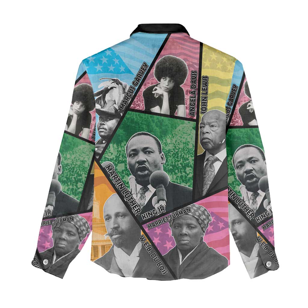Civil Rights Leader Women Casual Shirt Dream of Freedom - Wonder Print Shop