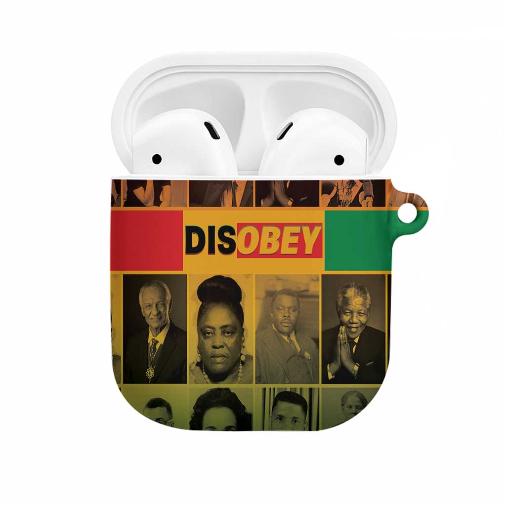 Disobey Black History Tribute AirPods Case Honoring the Civil Rights Legacy - Wonder Print Shop