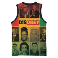 Disobey Black History Tribute Basketball Jersey Honoring the Civil Rights Legacy - Wonder Print Shop