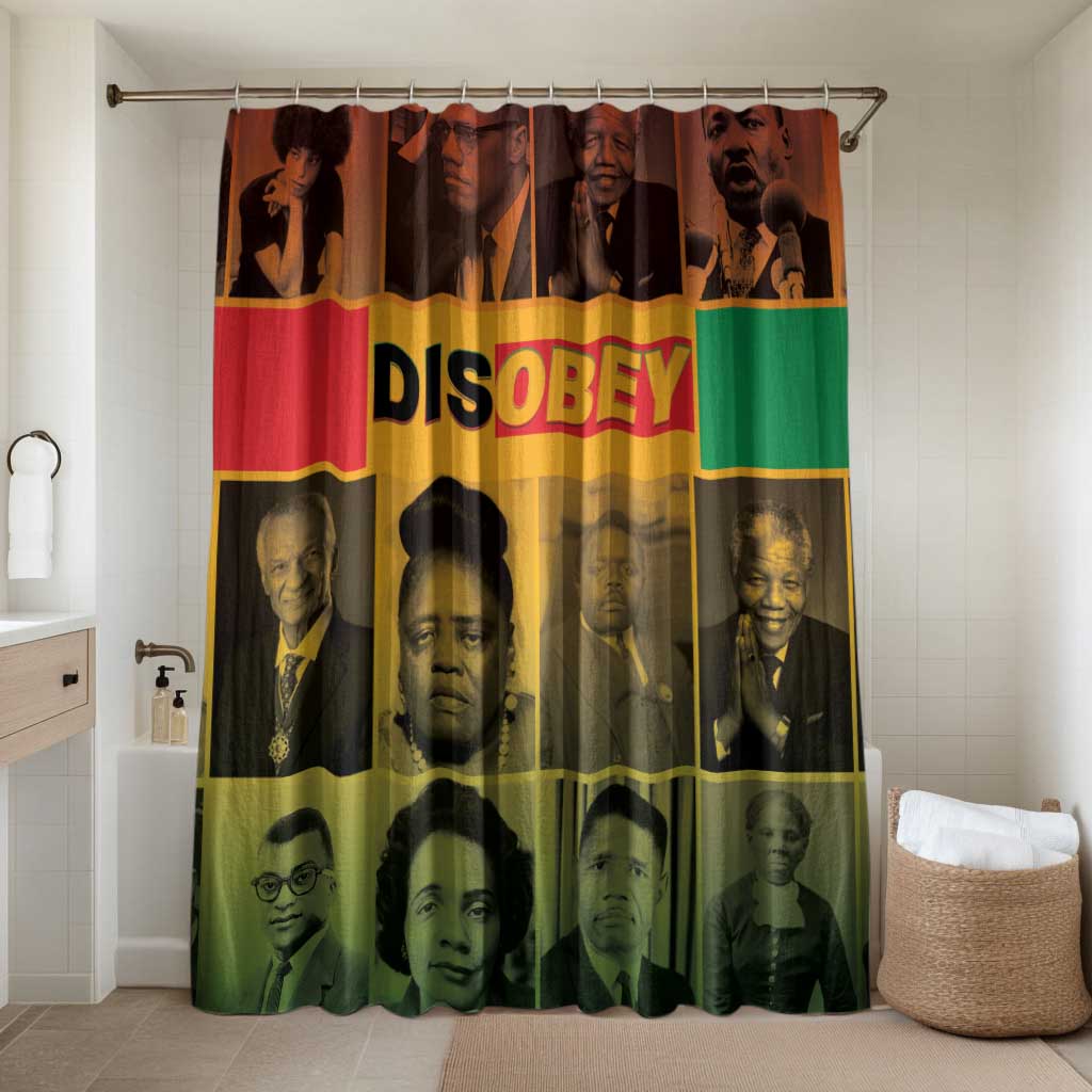 Disobey Black History Tribute Bathroom Set Honoring the Civil Rights Legacy - Wonder Print Shop
