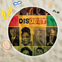 Disobey Black History Tribute Beach Blanket Honoring the Civil Rights Legacy - Wonder Print Shop