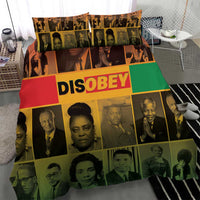Disobey Black History Tribute Bedding Set Honoring the Civil Rights Legacy - Wonder Print Shop
