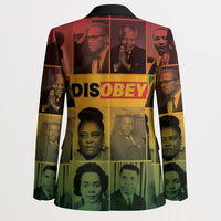 Disobey Black History Tribute Blazer Honoring the Civil Rights Legacy - Wonder Print Shop