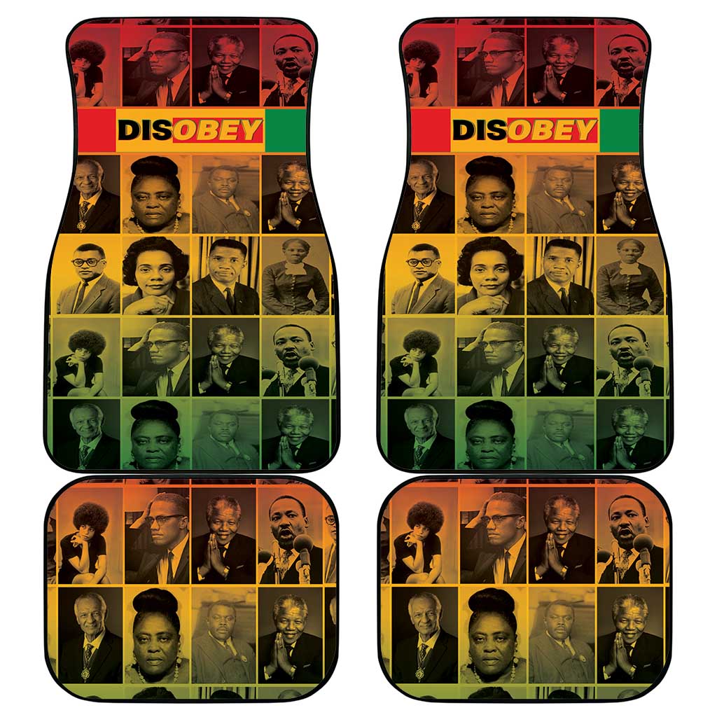 Disobey Black History Tribute Car Mats Honoring the Civil Rights Legacy - Wonder Print Shop