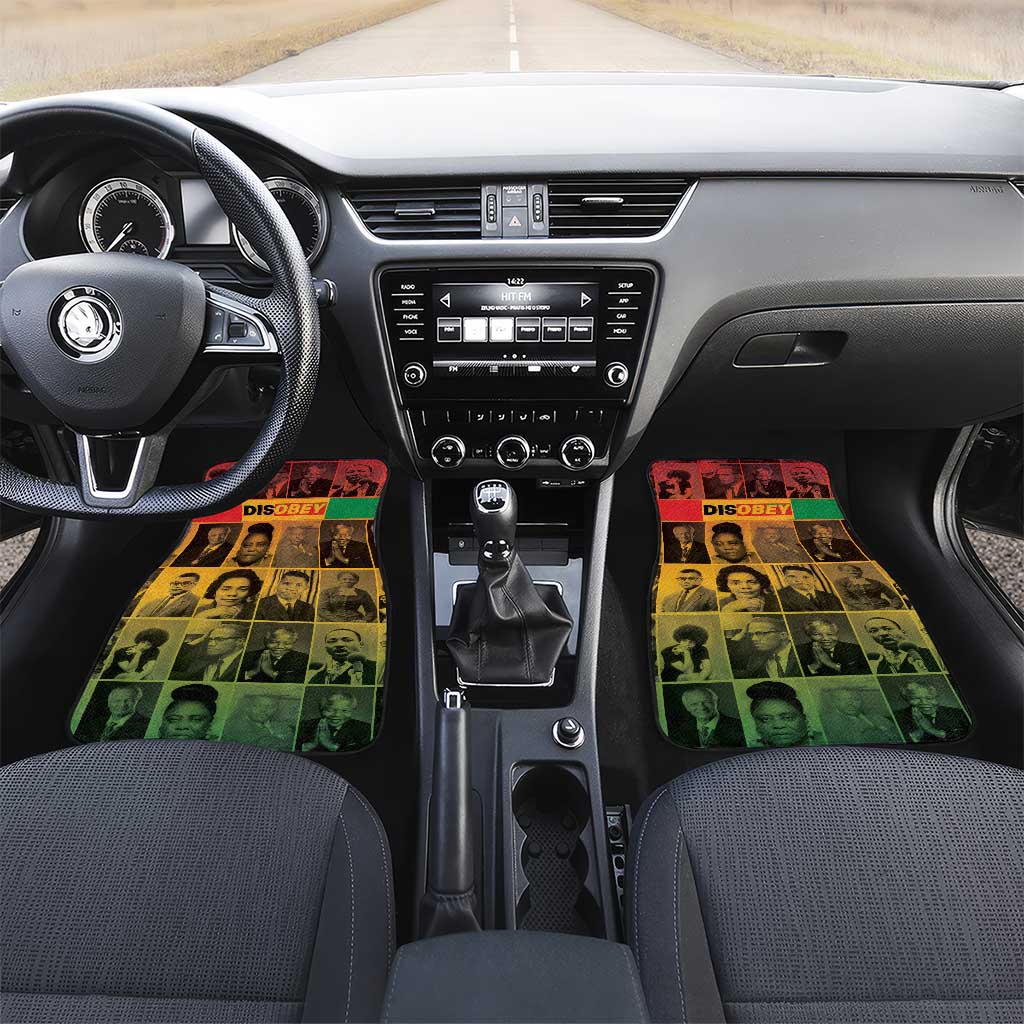 Disobey Black History Tribute Car Mats Honoring the Civil Rights Legacy - Wonder Print Shop