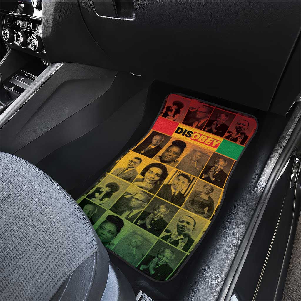 Disobey Black History Tribute Car Mats Honoring the Civil Rights Legacy - Wonder Print Shop