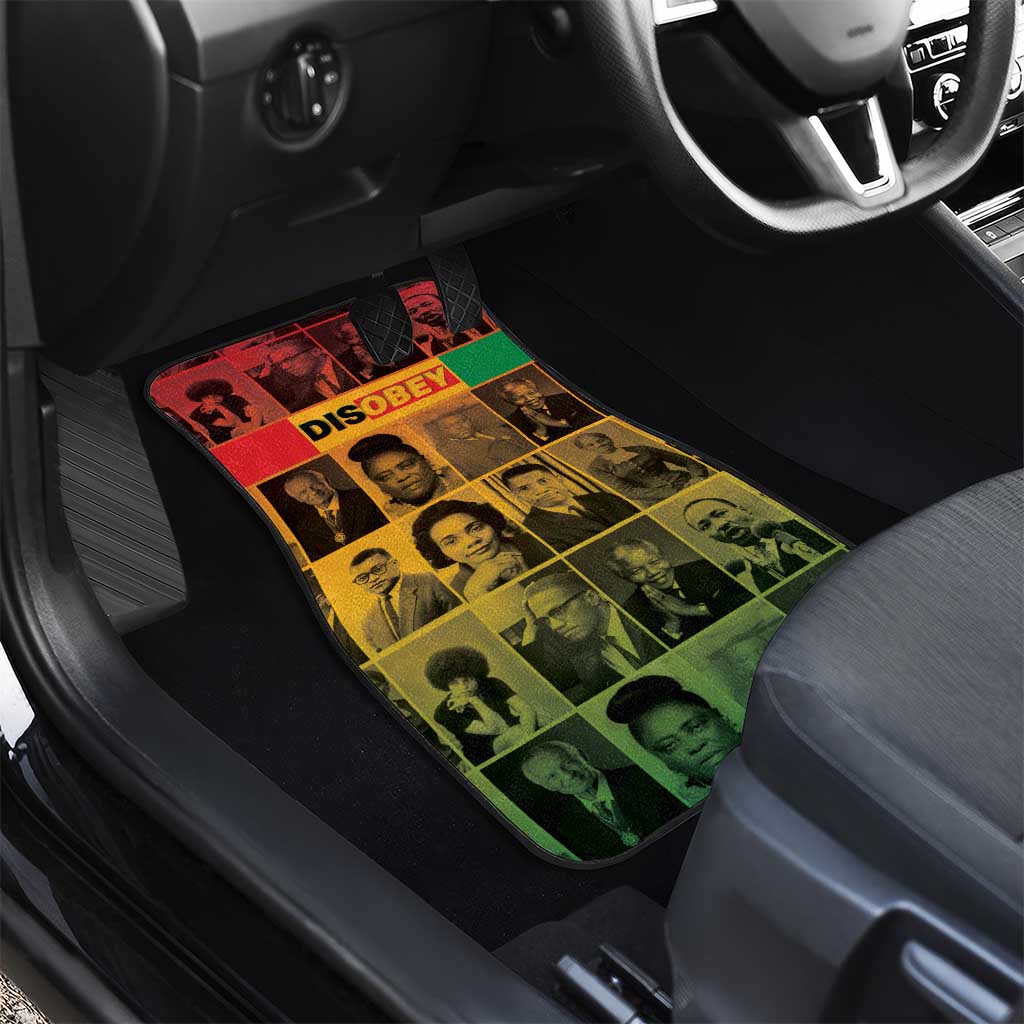 Disobey Black History Tribute Car Mats Honoring the Civil Rights Legacy - Wonder Print Shop